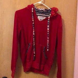 Red Freedom Hoodie & Joggers Set